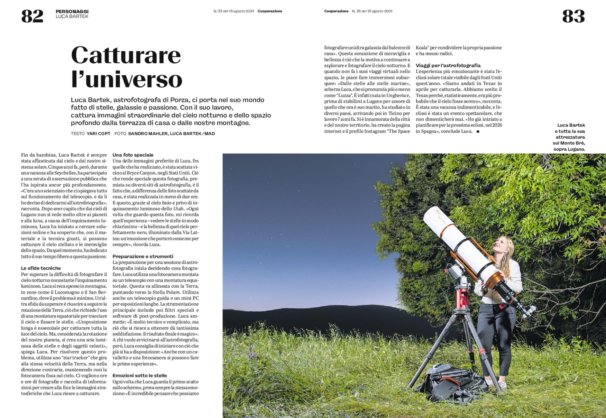 Cooperazione Magazine Interview