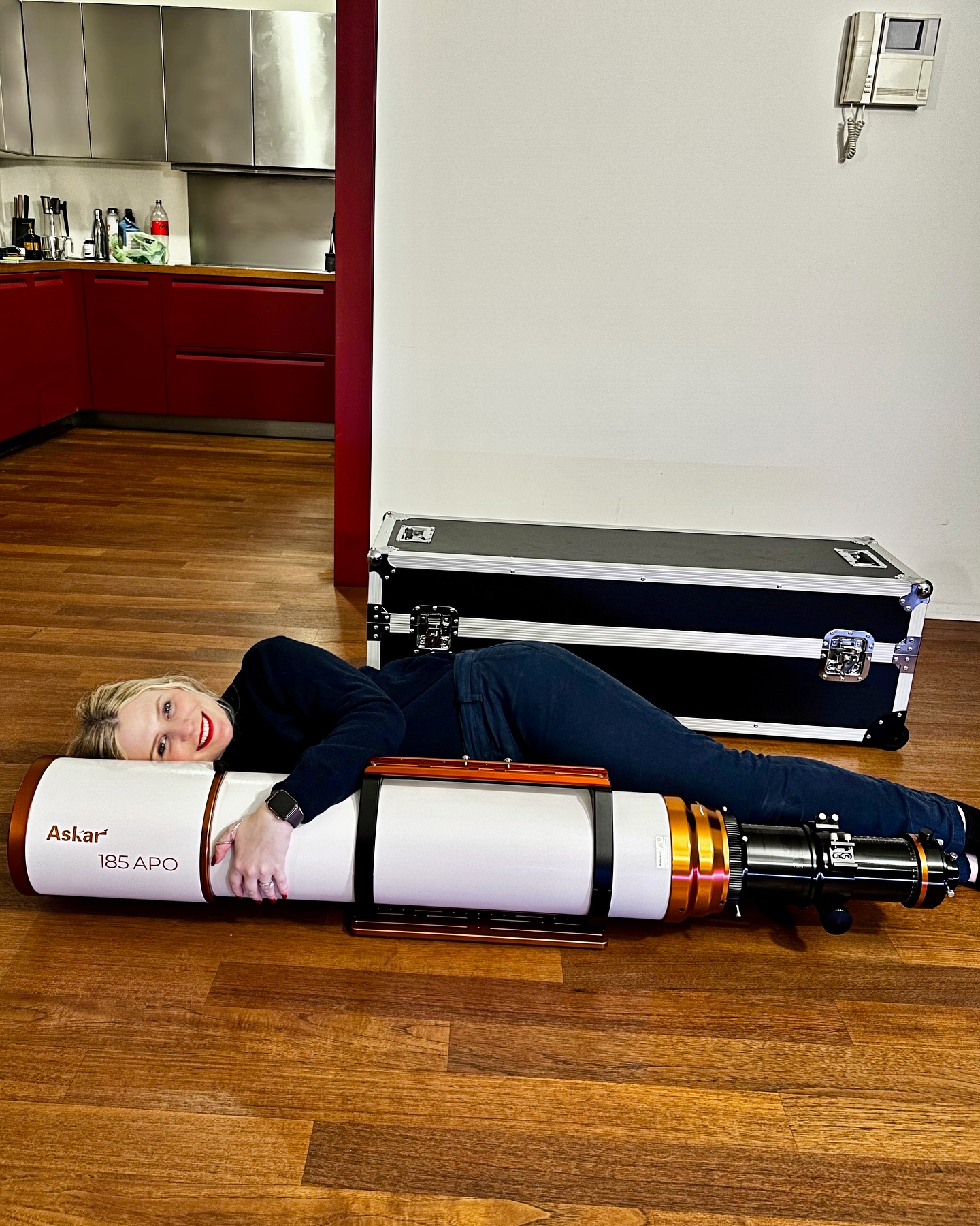 Just brought my little new telescope home 🤩 Can’t wait to see all of space with it 🥹